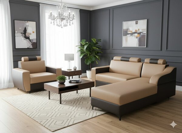 Salon Angle solo maroon claire