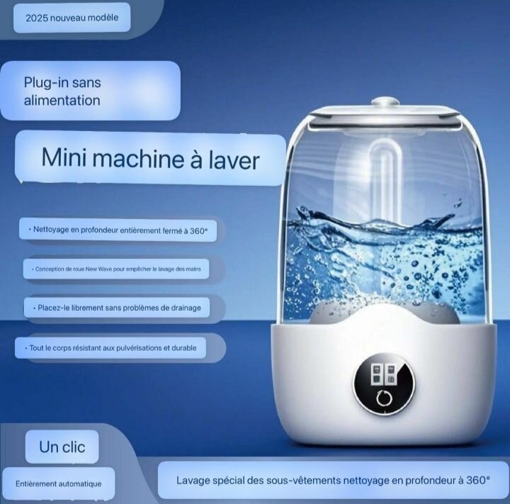 Mini Machine à Laver Intelligente