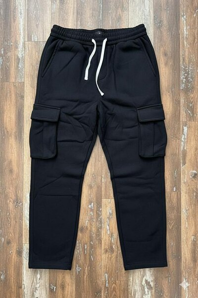 Pantalon Cargo Noir Homme