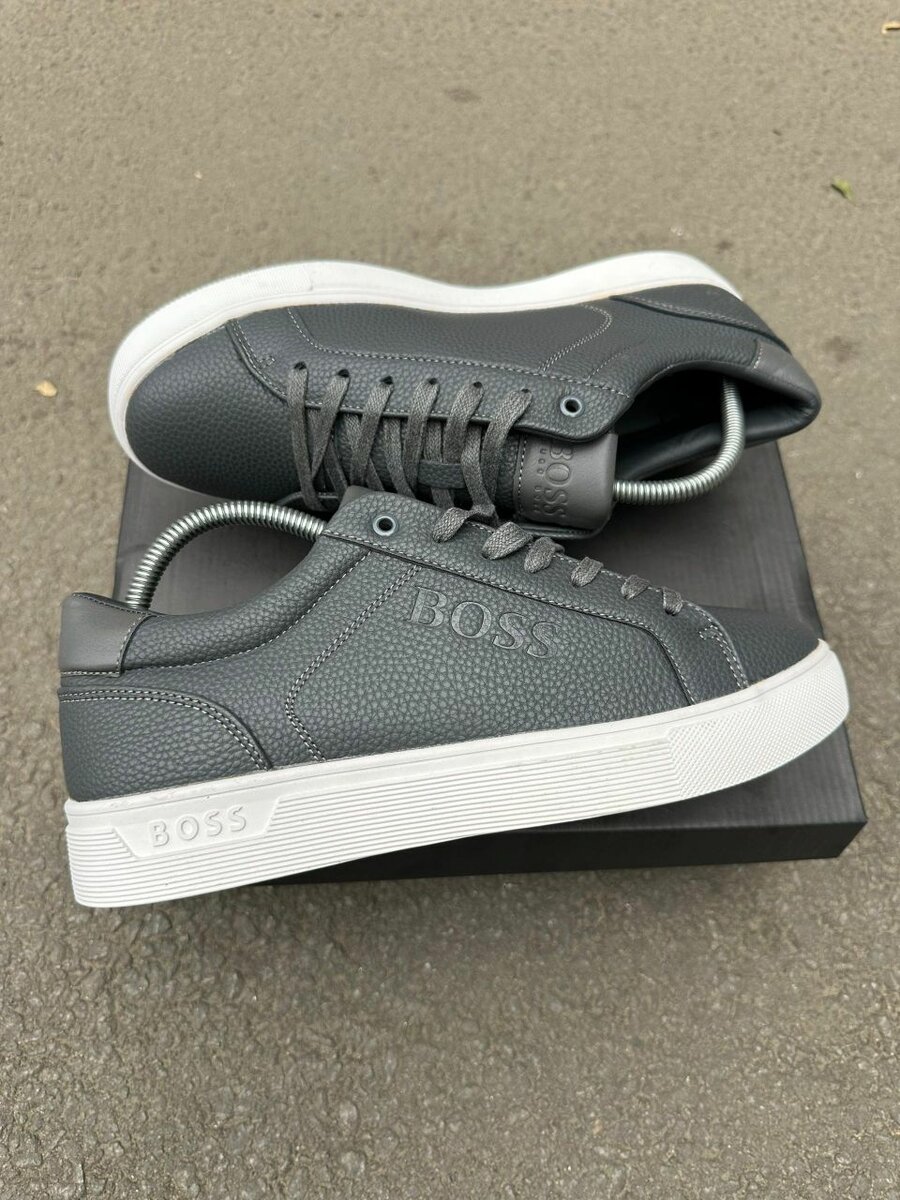 Baskets BOSS Gris Homme