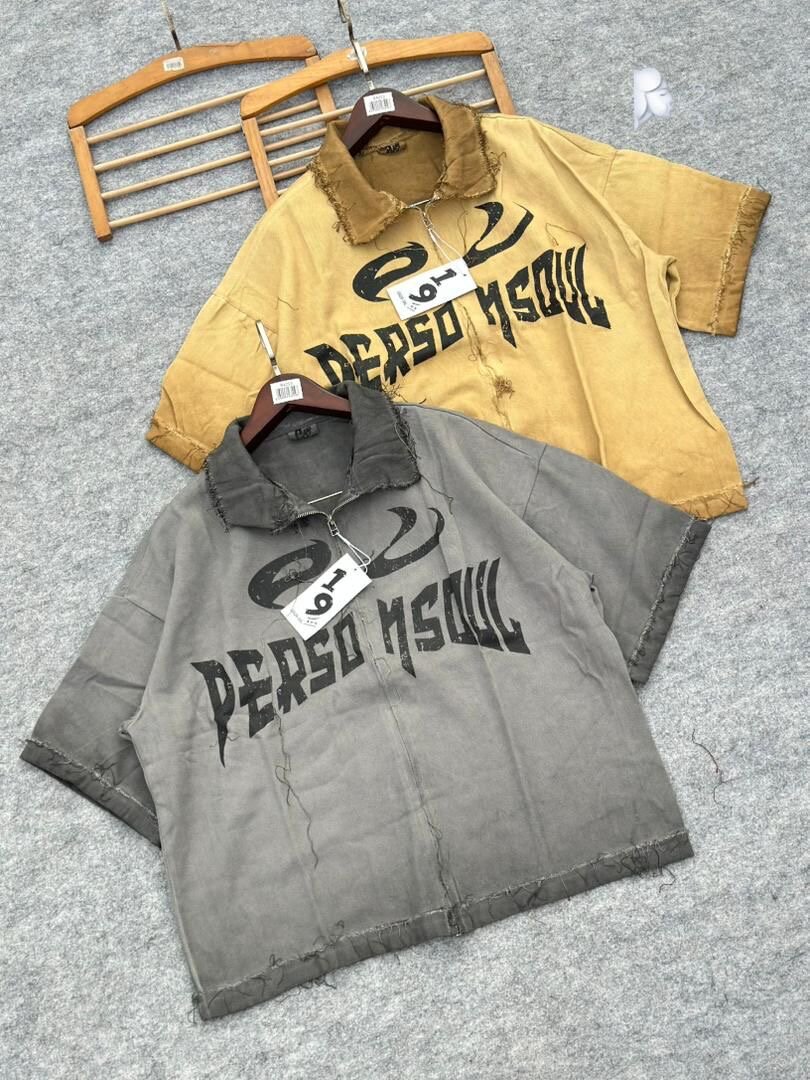 Chemisettes imprimées unisexes