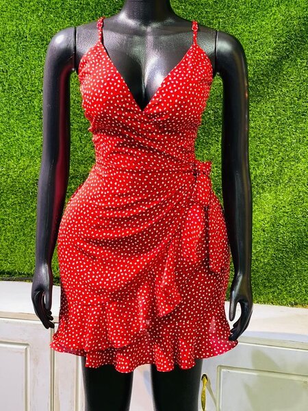 Robe Été à Pois Élégante