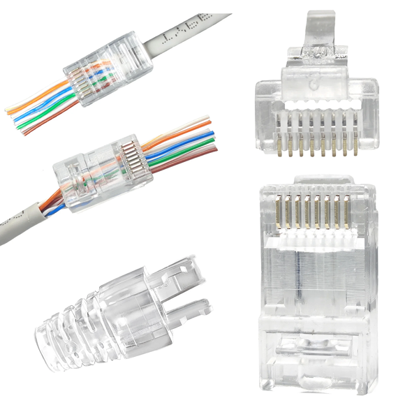 Connecteurs RJ45 avec Trou