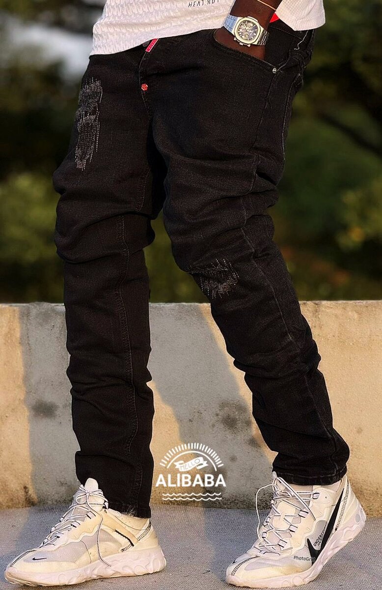 Jeans cargo mode homme