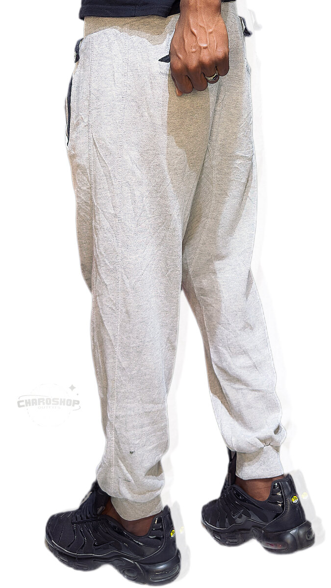 Pantalon de jogging gris homme
