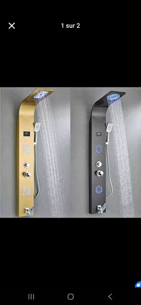 Colonne de Douche Multifonction LED