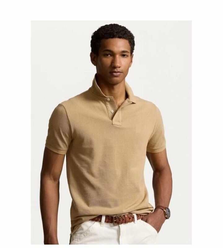 Polo homme beige élégant