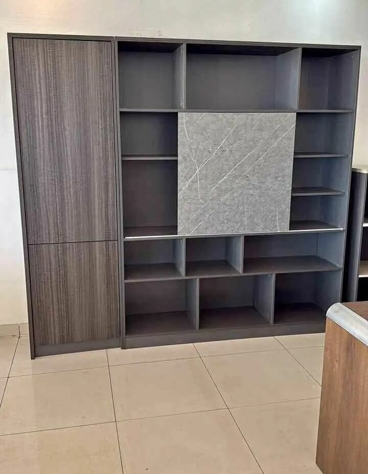 Bibliothèque moderne élégante