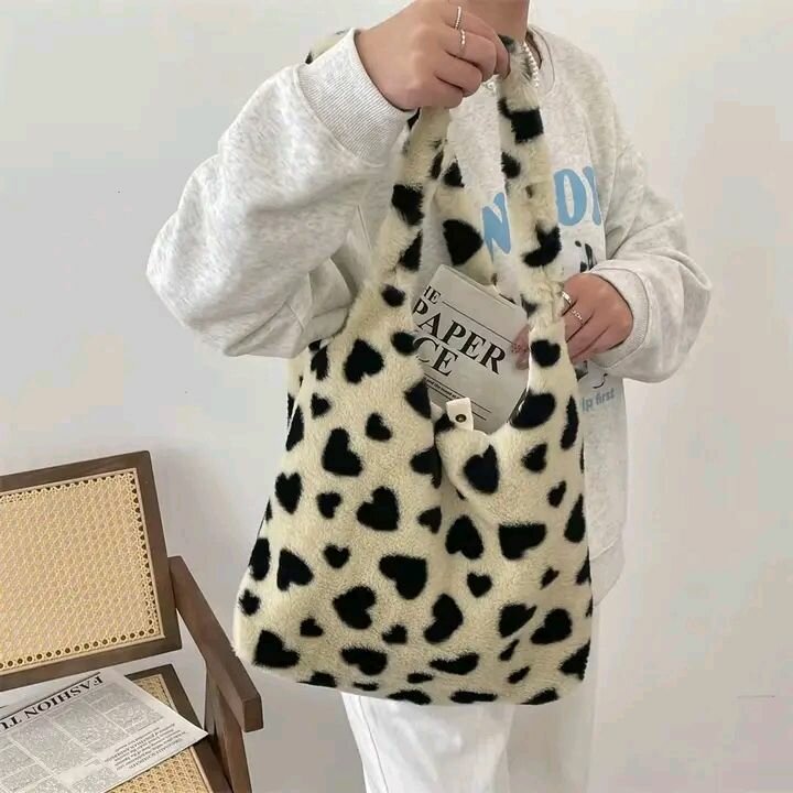 Sac fourre-tout en peluche