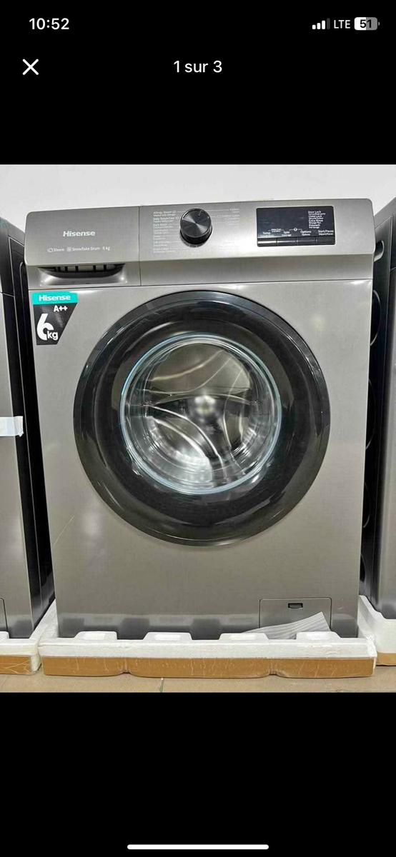 Lave-linge Hisense 8kg