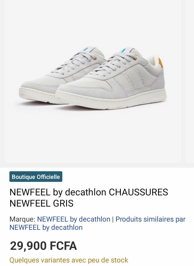 Sneakers Newfeel Gris Unisex