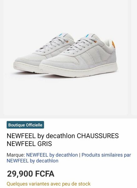 Sneakers Newfeel Gris Unisex