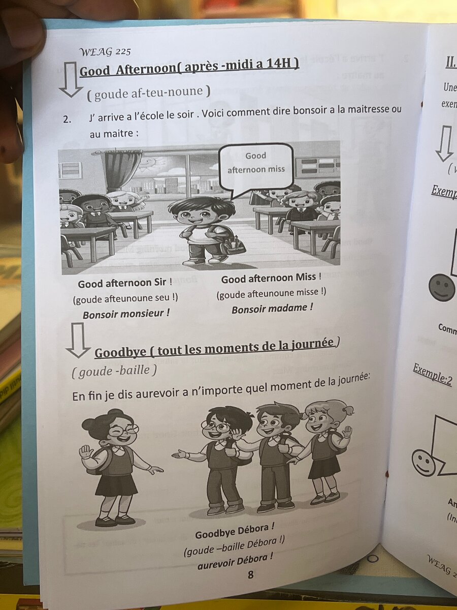 Cahier d'anglais pour enfants