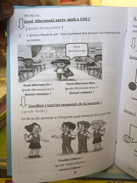 Cahier d'anglais pour enfants