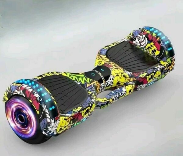 Hoverboard graffiti lumineux