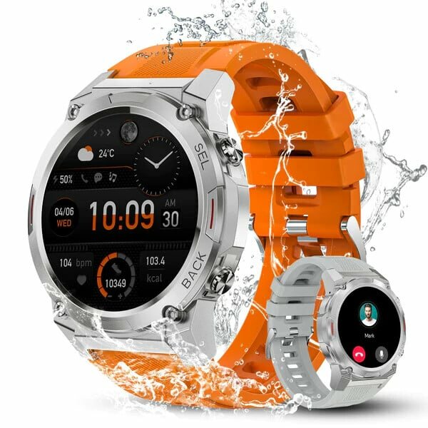 Montre connectée HD300 AMOLED orange