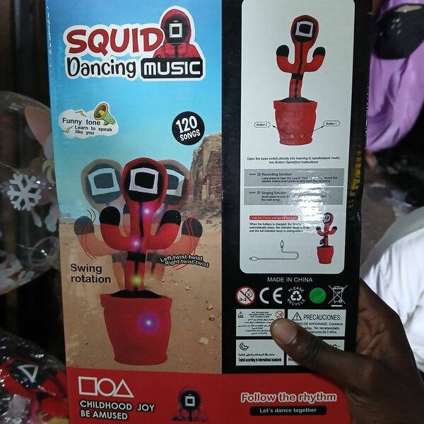 Jouet dansant musical Squid