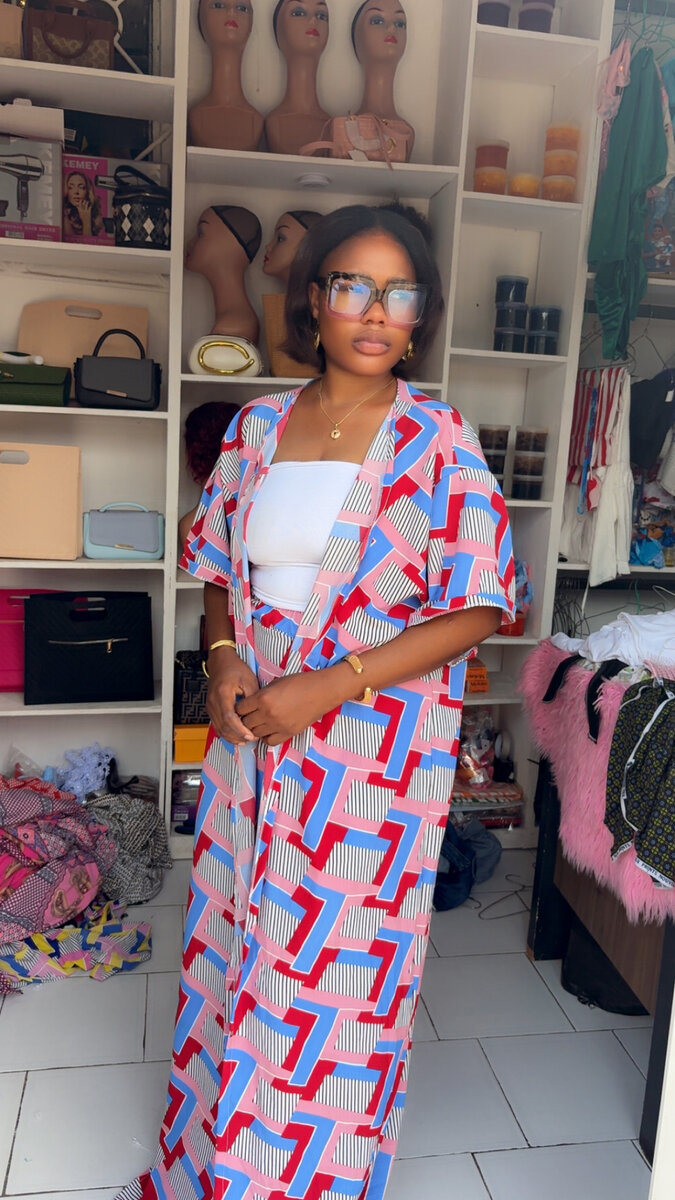 Kimono et Short Géométriques