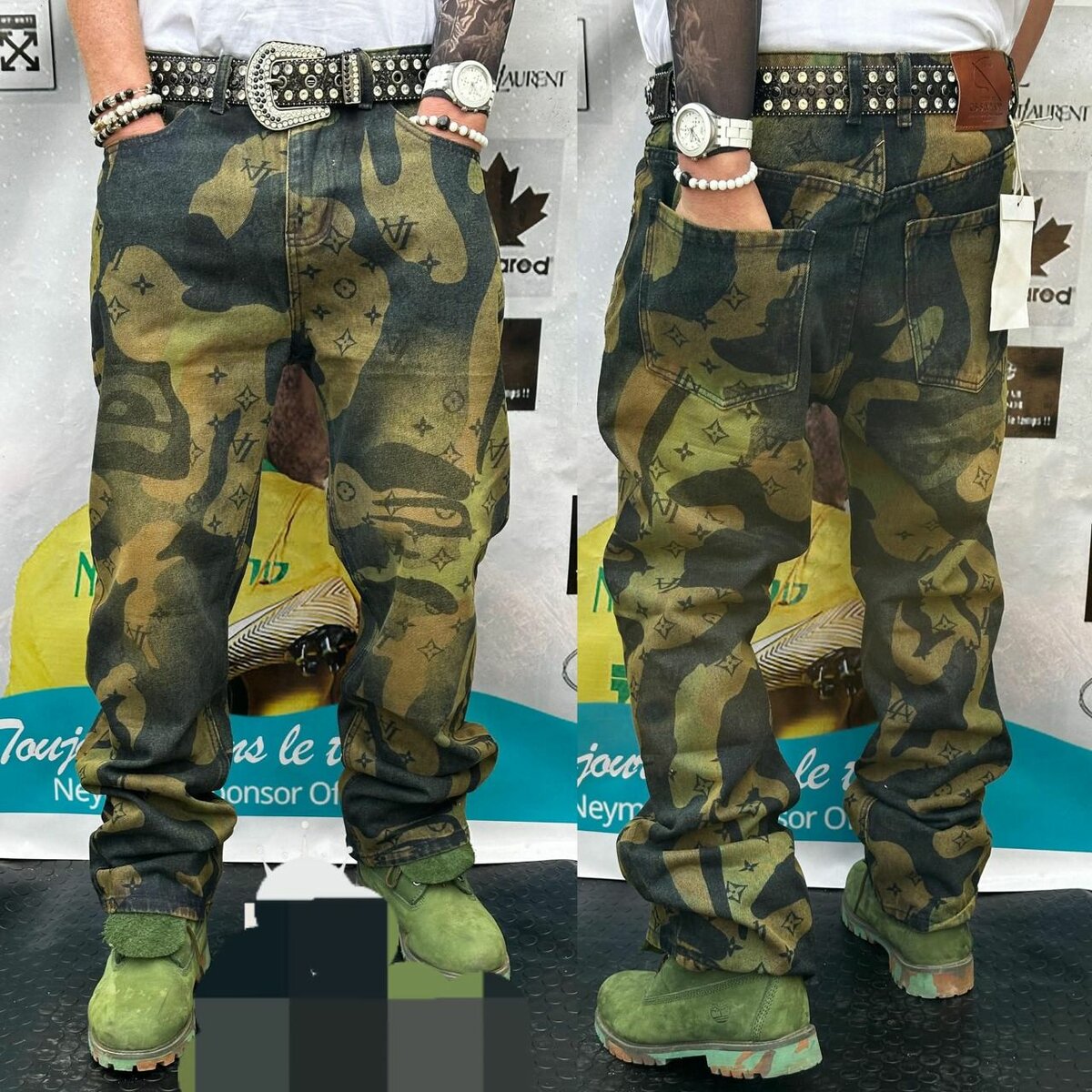 Jeans streetwear homme tendance