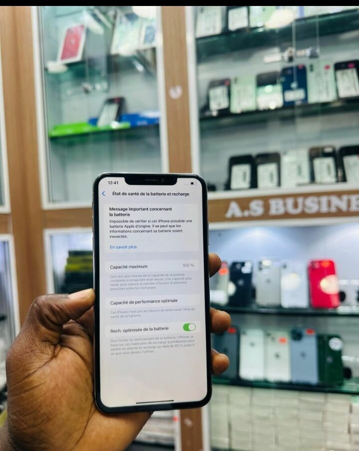 iPhone X 64Go Argent