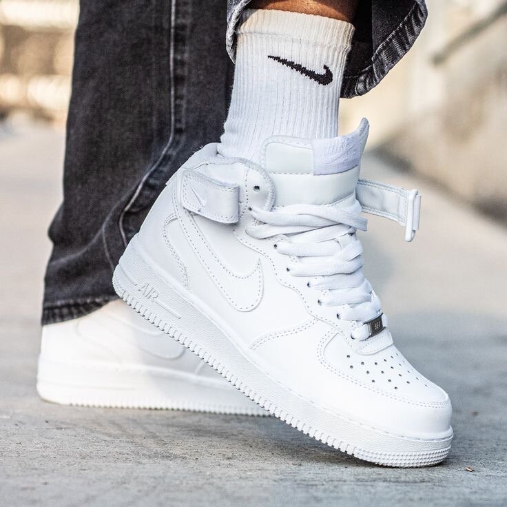 Baskets montantes blanches Nike