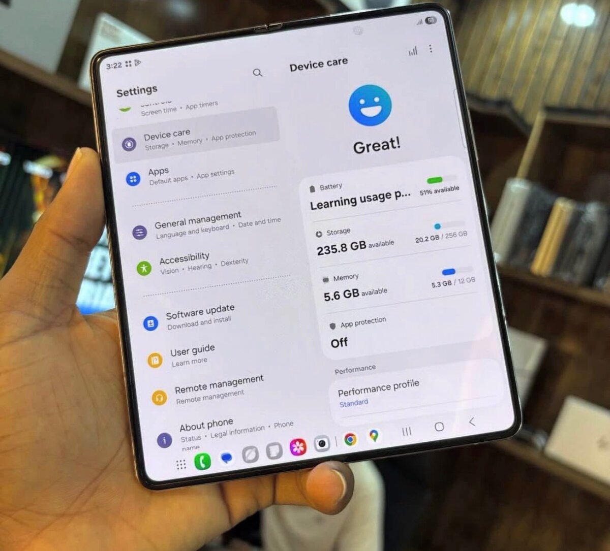 Samsung Galaxy pliable