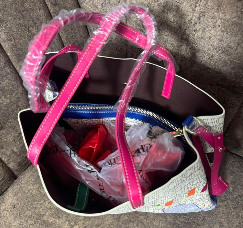 Sac cabas multicolore tendance