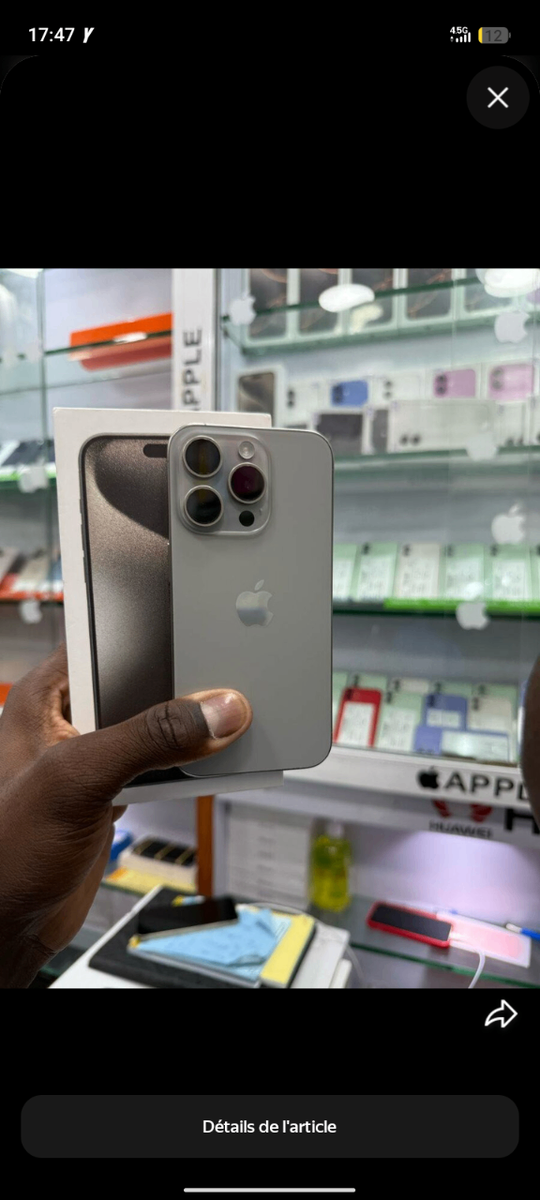 iPhone 14 Pro Max 256Go Argent