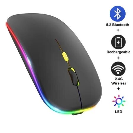 Souris Bluetooth LED Rechargeable