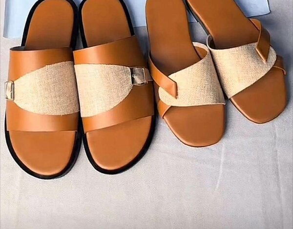 Sandales en cuir pour couples