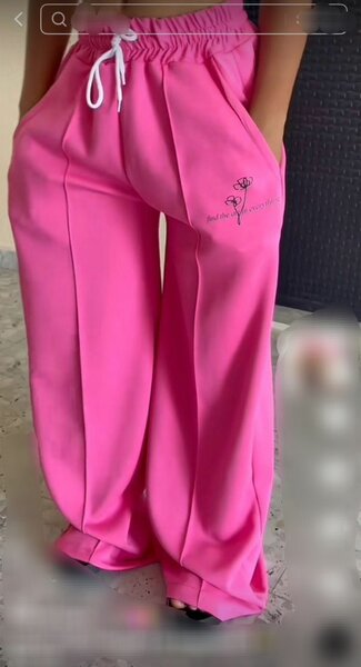 Pantalon jogging rose