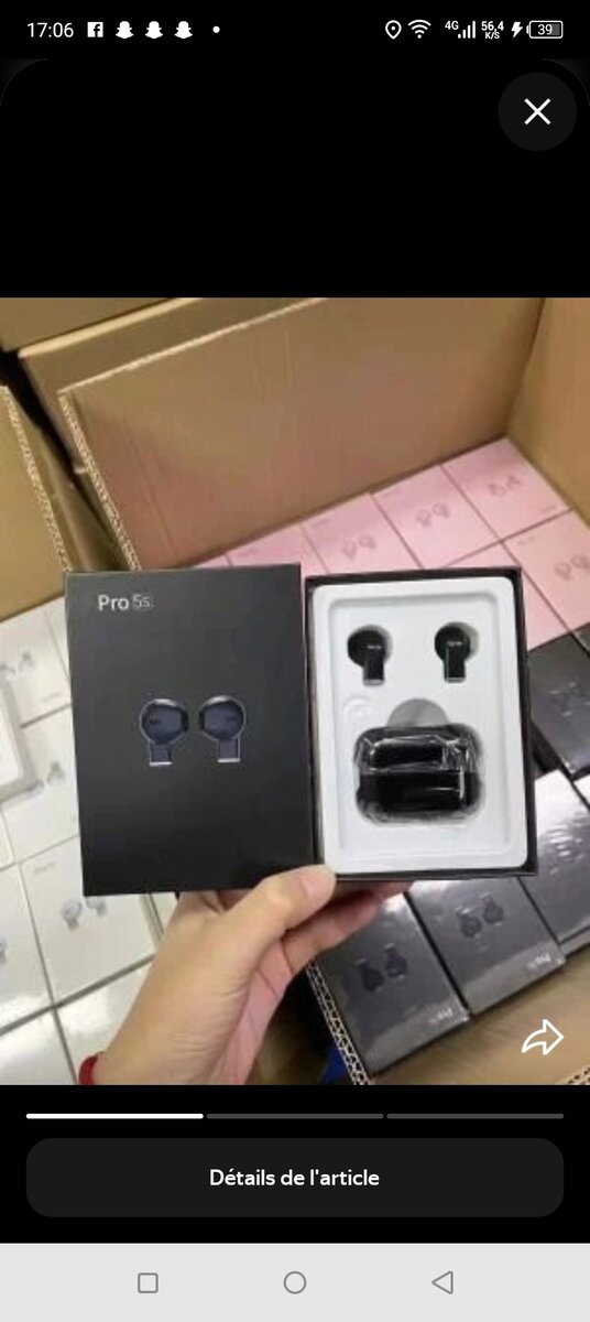 Écouteurs Bluetooth Pro 5S