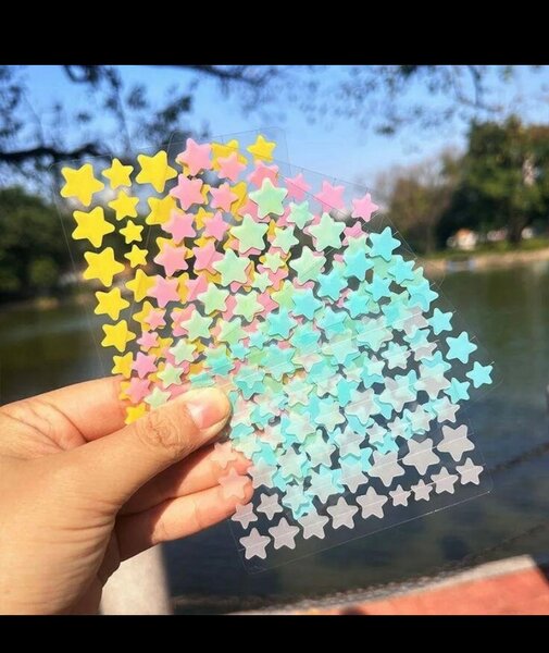 Autocollants Étoiles Colorées