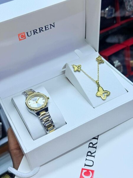 Montre et Collier Bijoux Ensemble