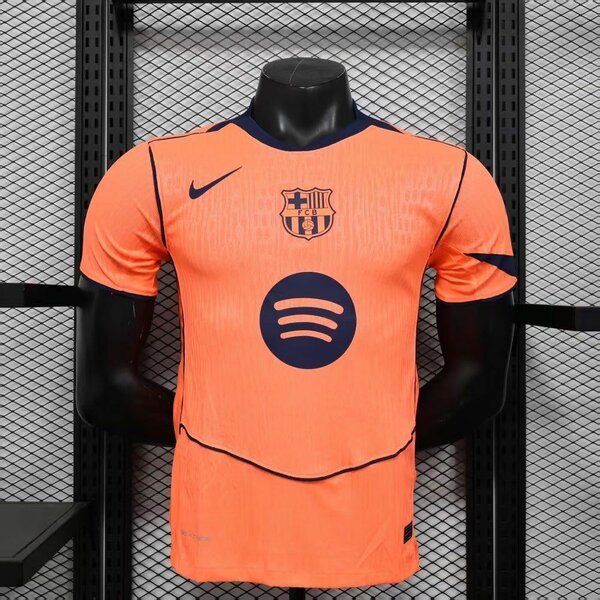 Maillot de foot FC Barcelone Nike orange