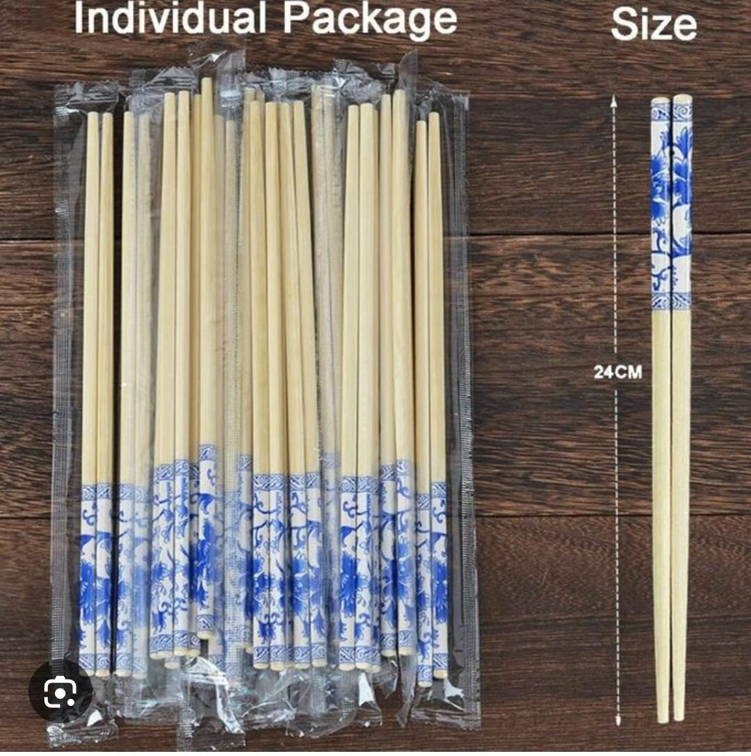 Baguettes chinoises jetables en bambou