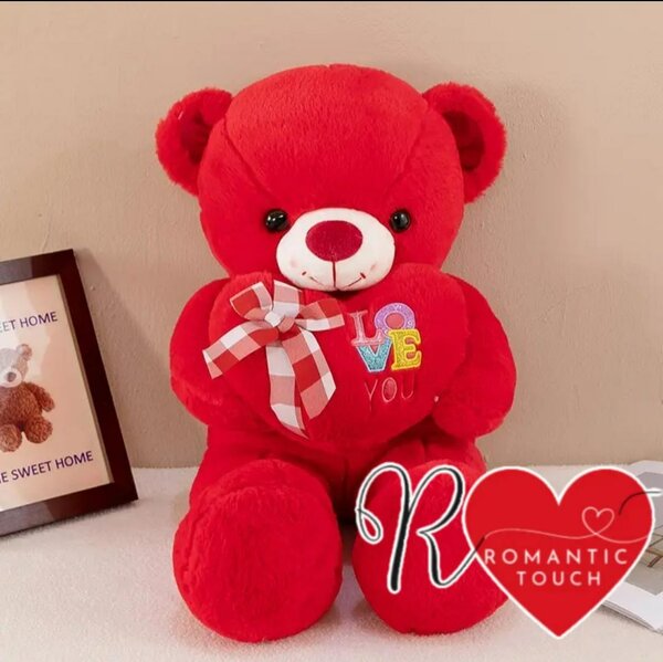 Peluche "LoveYou" ROUGE (65Cm)