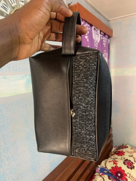 Sandales en cuir noir