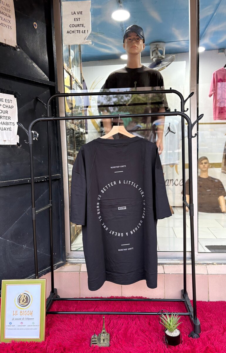 T-shirt noir "Destiny"