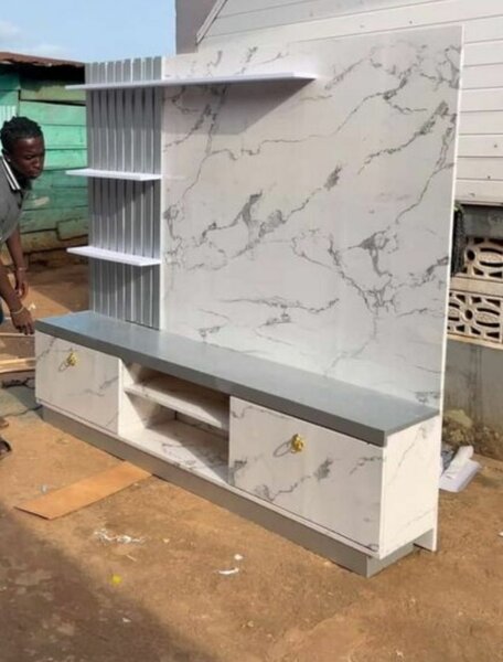 Meuble TV moderne en marbre