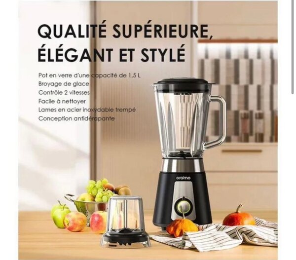 Blender en verre 1.5L Oraimo