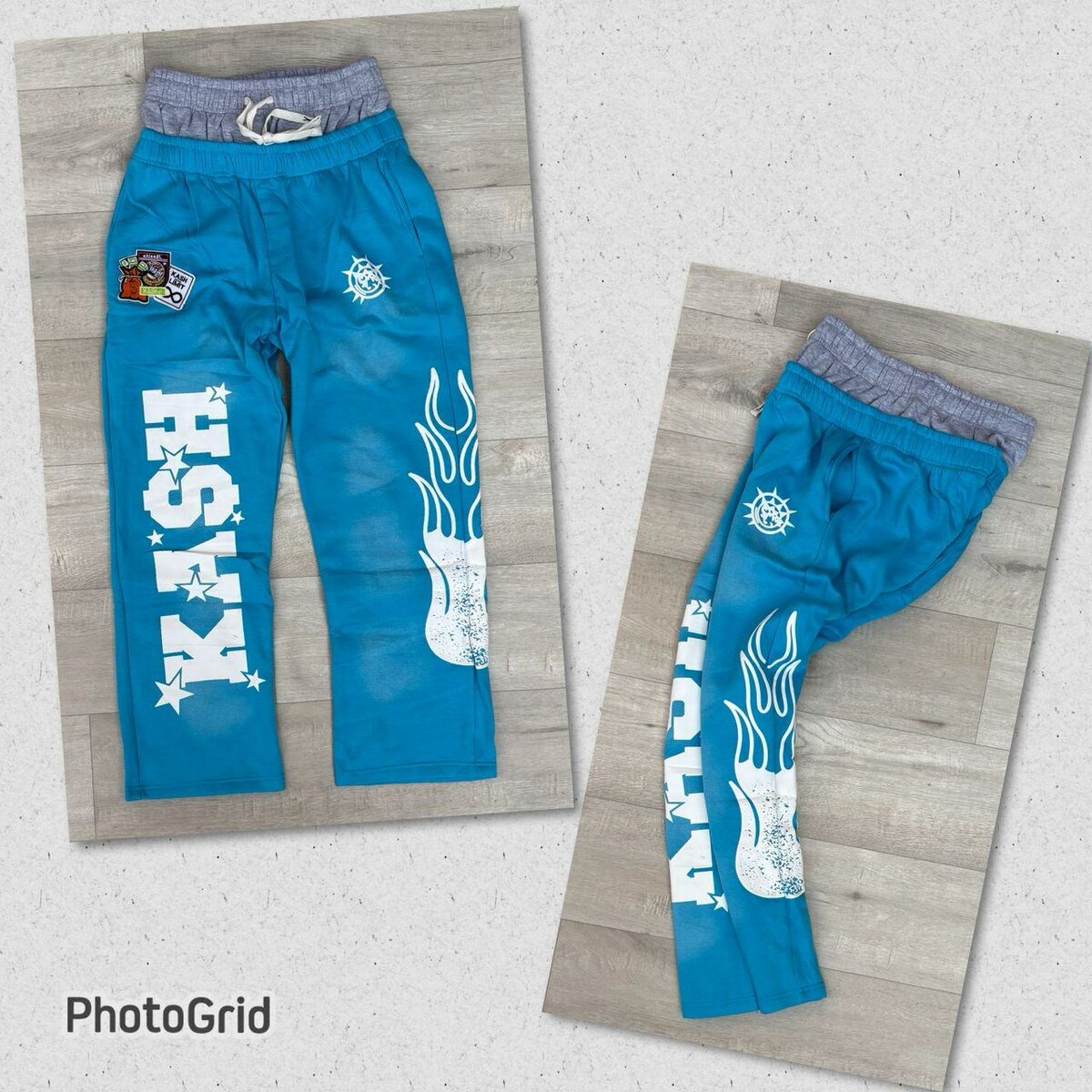 Pantalons graffiti colorés