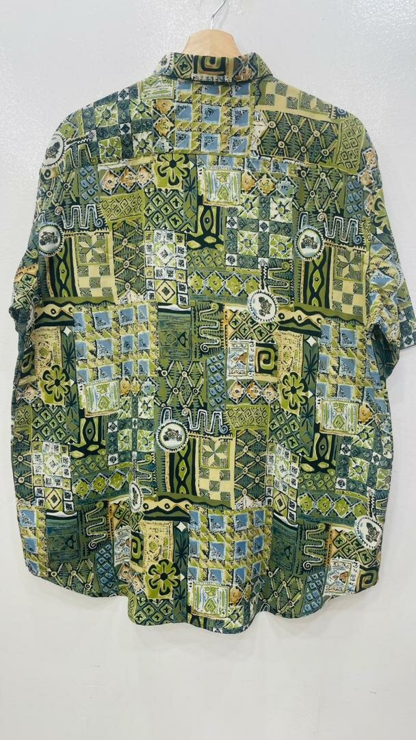 Chemise ethnique multicolore