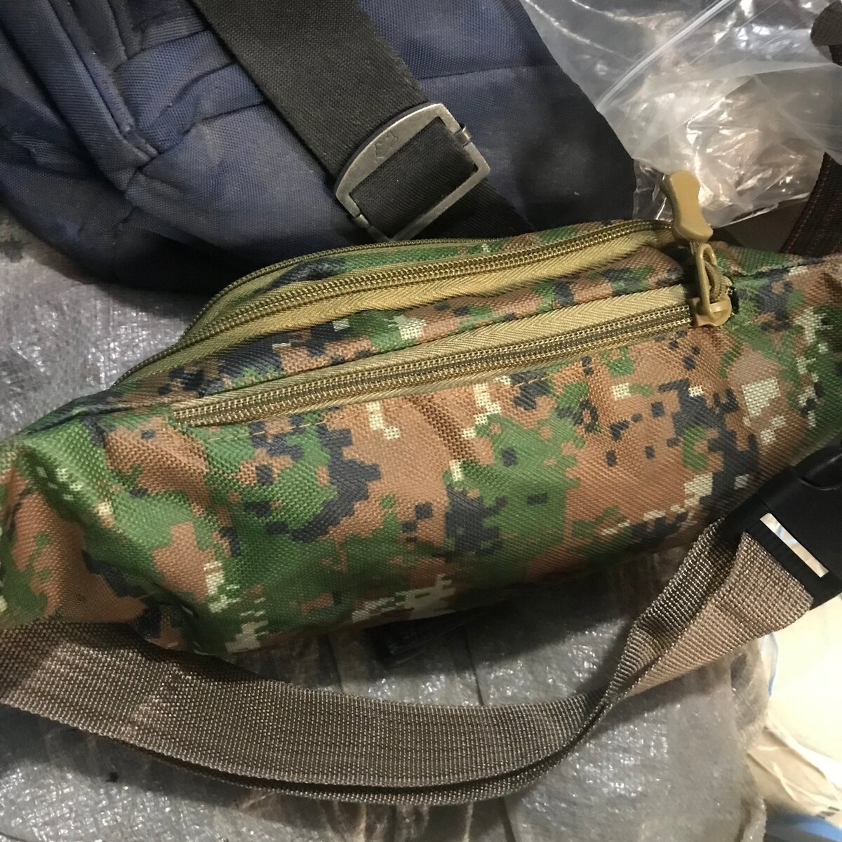 Sac banane camouflage pratique