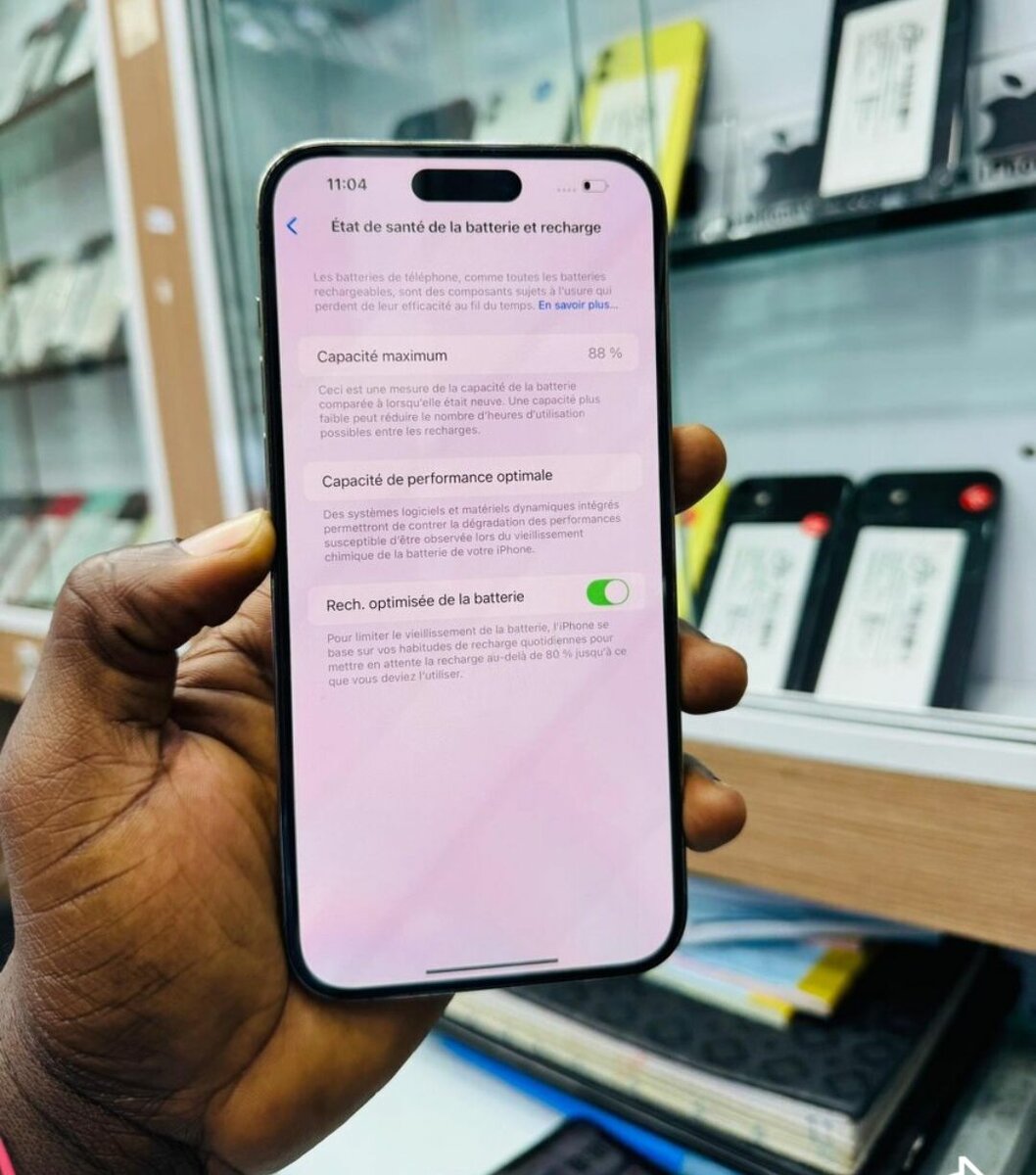 iPhone 256 Go Argent