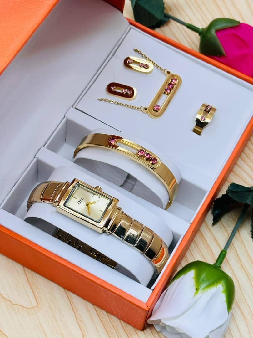 Ensemble Montre et Bijoux Femme