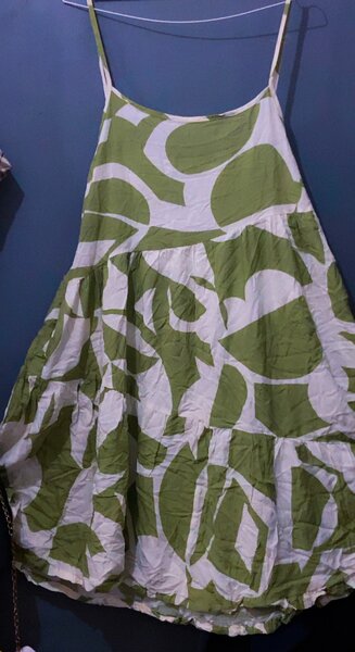 Robe d'été à motifs verts