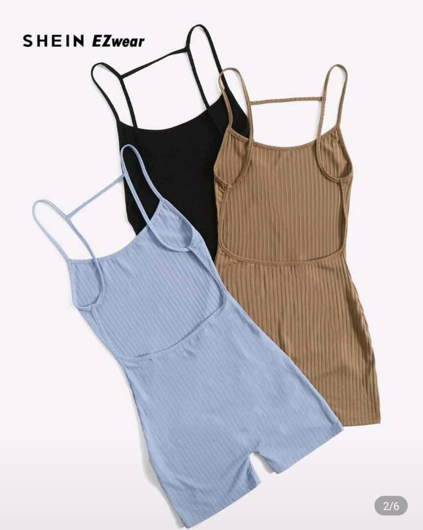 Combishort dos nu femme