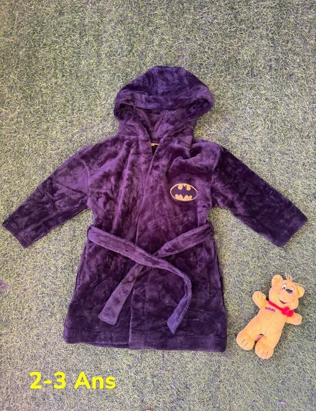 Peignoir Enfants Doux avec Capuche
