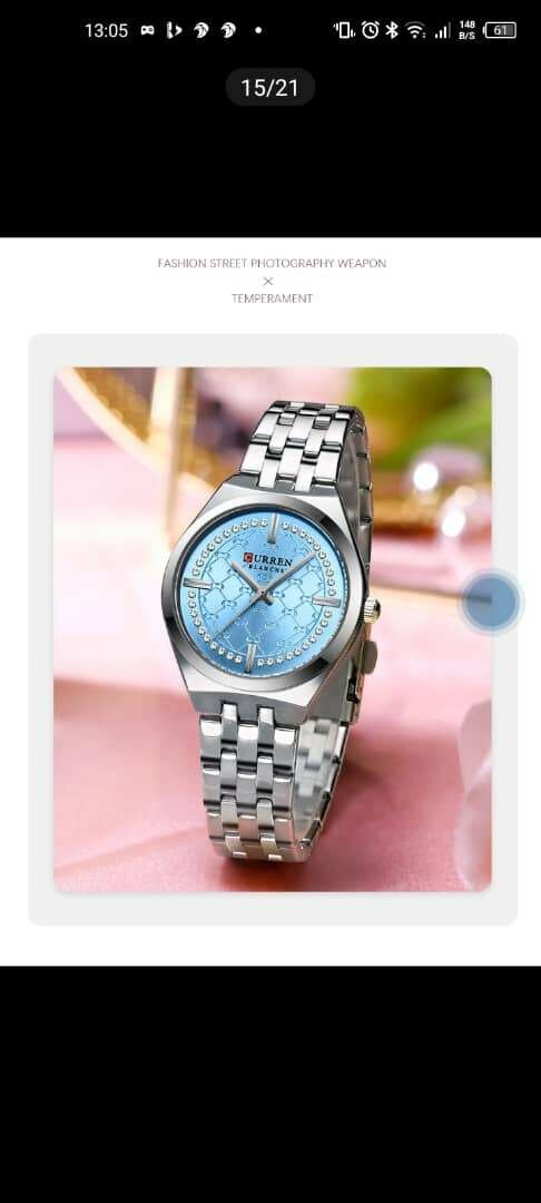 Montre homme Curren acier inoxydable